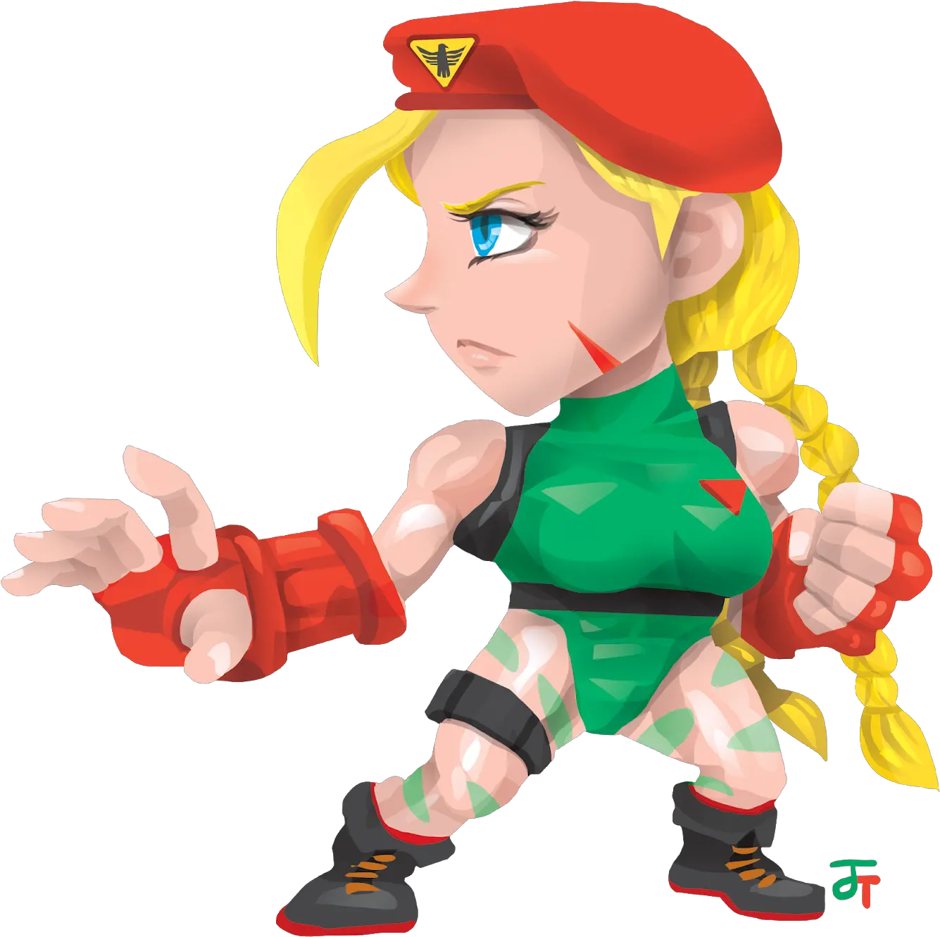 Streetfighter Cammy Chibi Format Cartoon Png Cammy Png