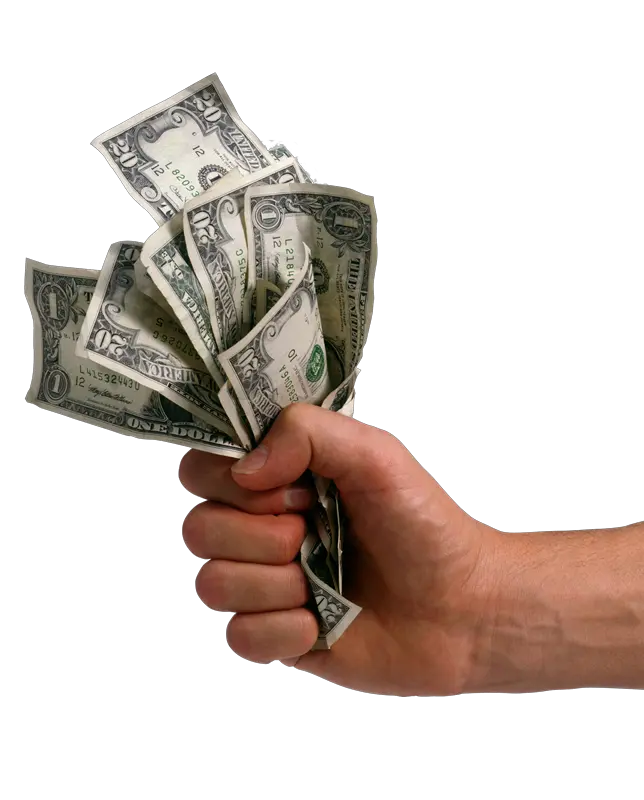 Hand With Money Png