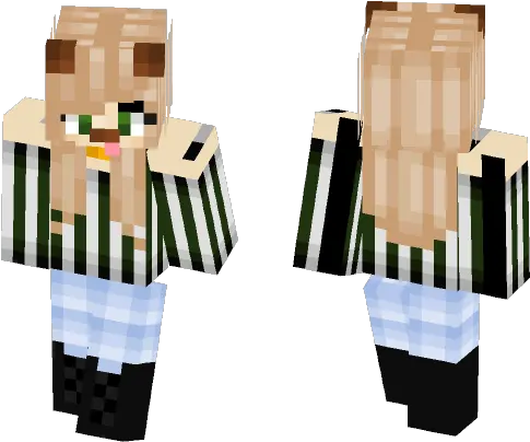 Girl With Dog Filter 2 Man In Suit Minecraft Skin Png Transparent Dog Filter