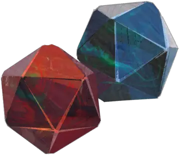 Icosahedral Dice Set Sirens Disco Elysium Wiki Crystal Png Red Dice Png