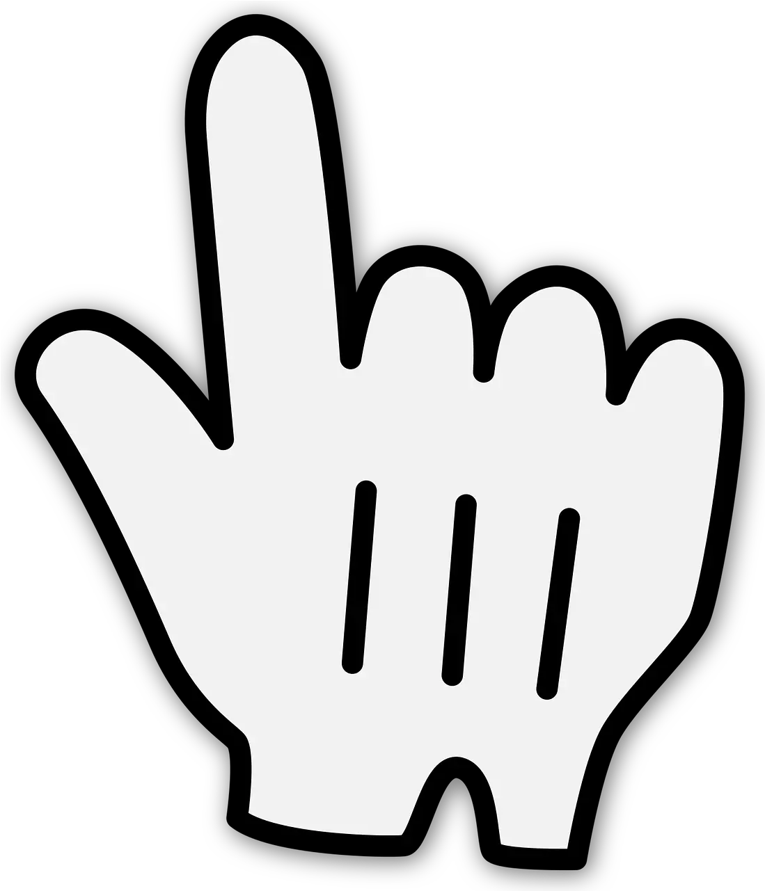 Cursor Finger Glow Free Vector Graphic On Pixabay Mac Pointer Cursor Png Cursor Transparent Background