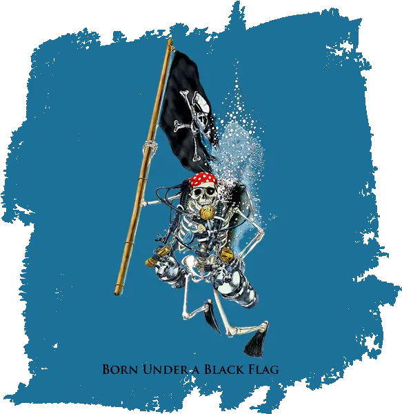 Skeleton Holding Pirate Flag T Shirt Not Drinking On St Day Png Pirate Flag Png