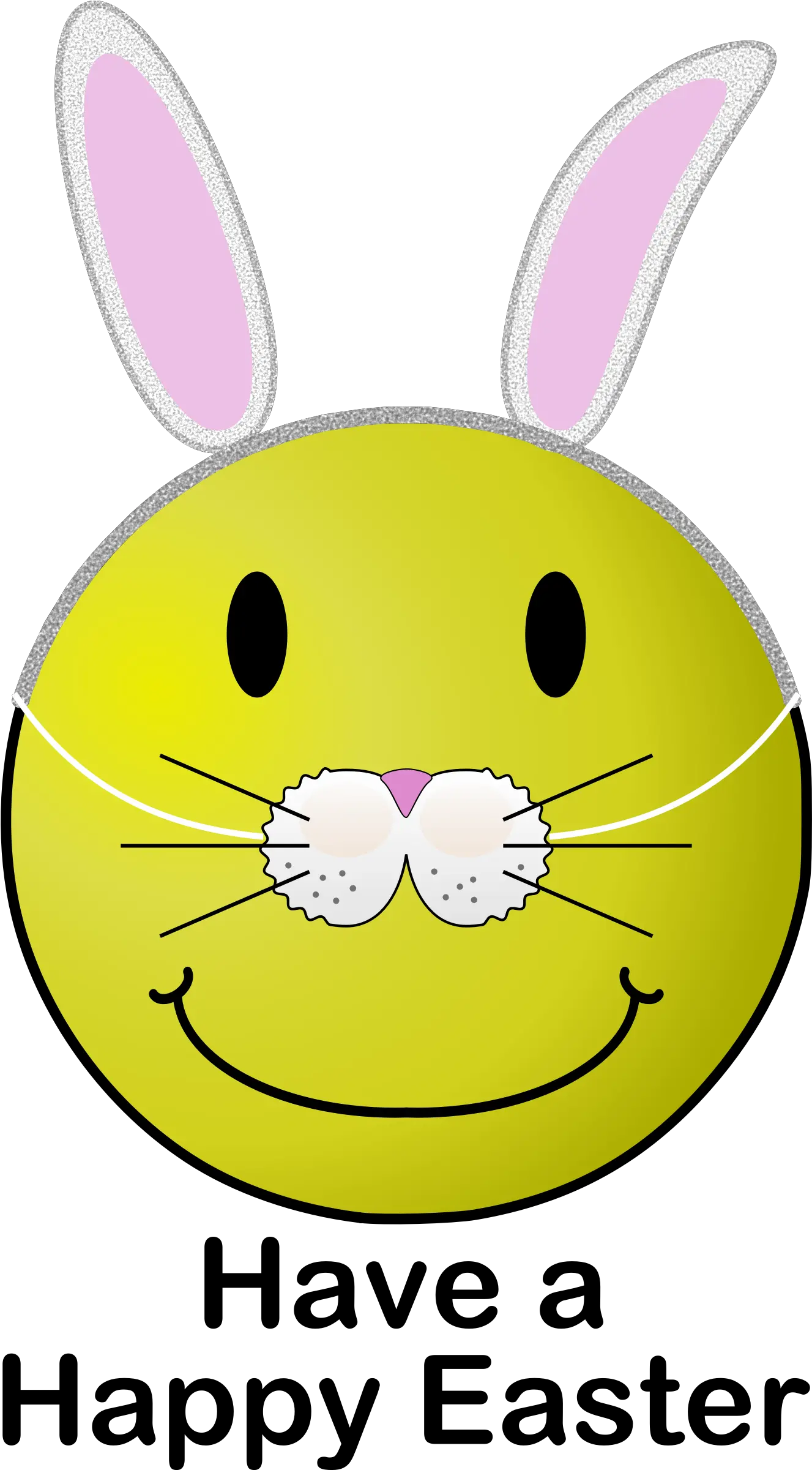 Clipart Of The Hapy Easter Bunny Smiley Free Image Download Happy Easter Easter Bunny Emoji Png Easter Buddy Icon png