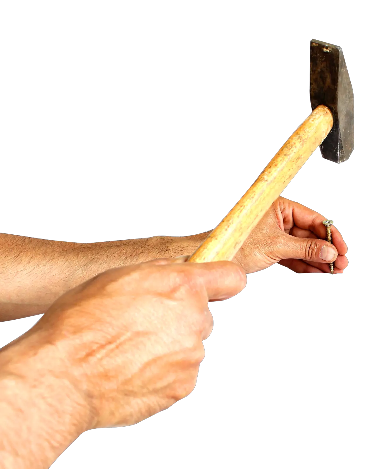 Hammering A Nail Png Image Pngpix Hammer And Nail Png Gavel Png