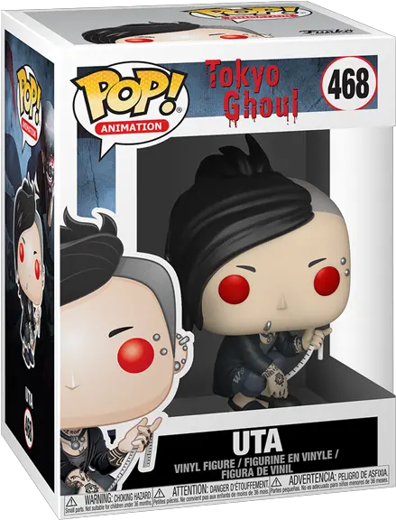 Tokyo Ghoul Uta Pop Vinyl Figure Tokyo Ghoul Pop Figures Png Ghoul Png