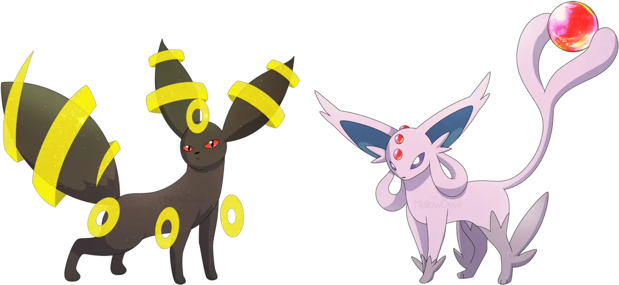 Umbreon Espeon Mammal Fauna Png Mega Espeon And Umbreon Espeon Png