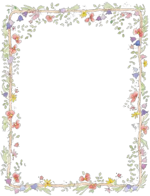 Flowers Corner Frame Transparent Png Stickpng Flower Border For Word Document Corner Frame Png