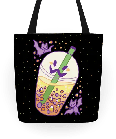 Toil And Trouble Bubble Tea Tote Bag Lookhuman Tote Bag Png Bubble Tea Png