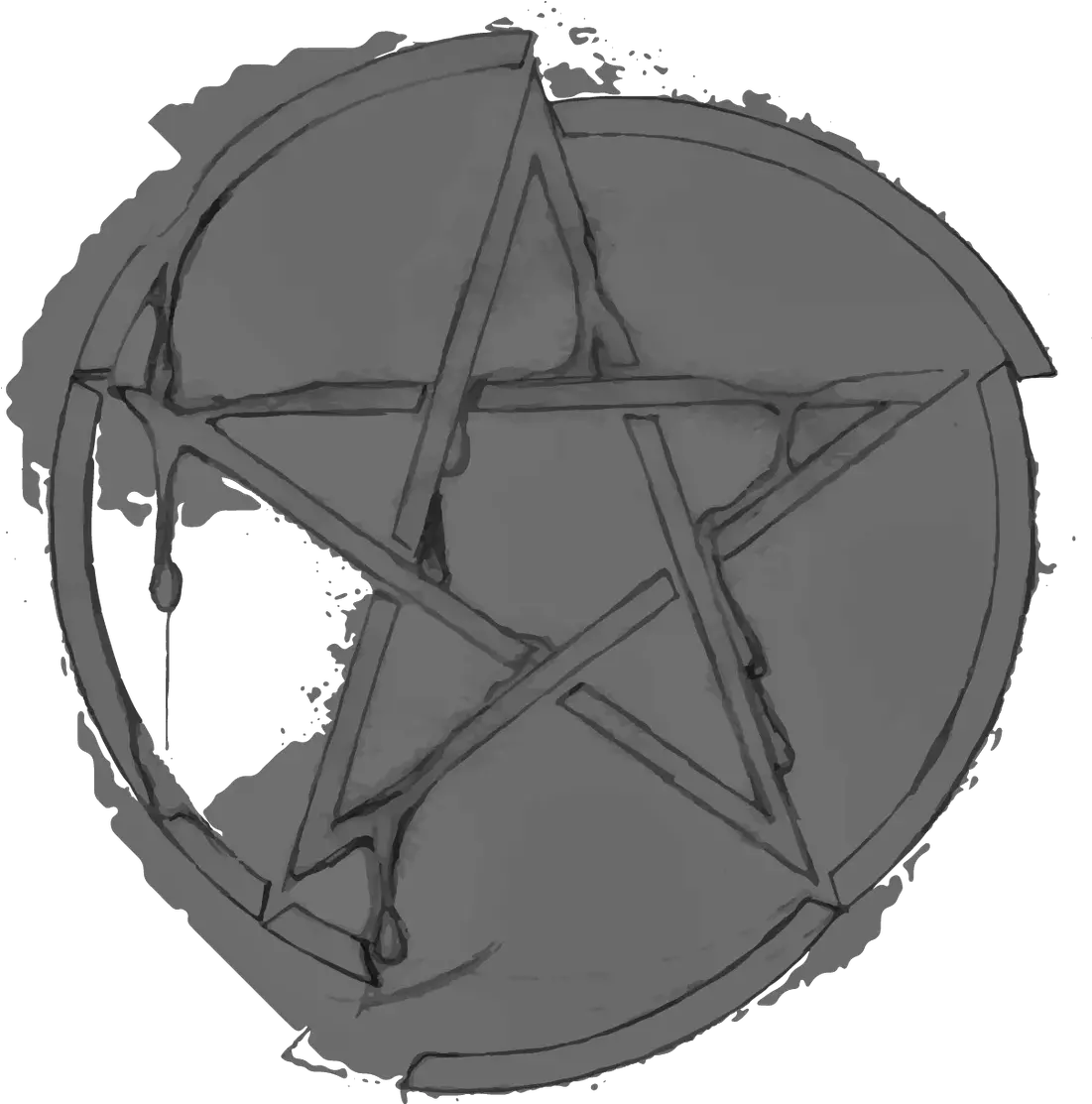 Pentacle Melt Down Architecture Drawing Logo Design Sketch Png Pentacle Transparent