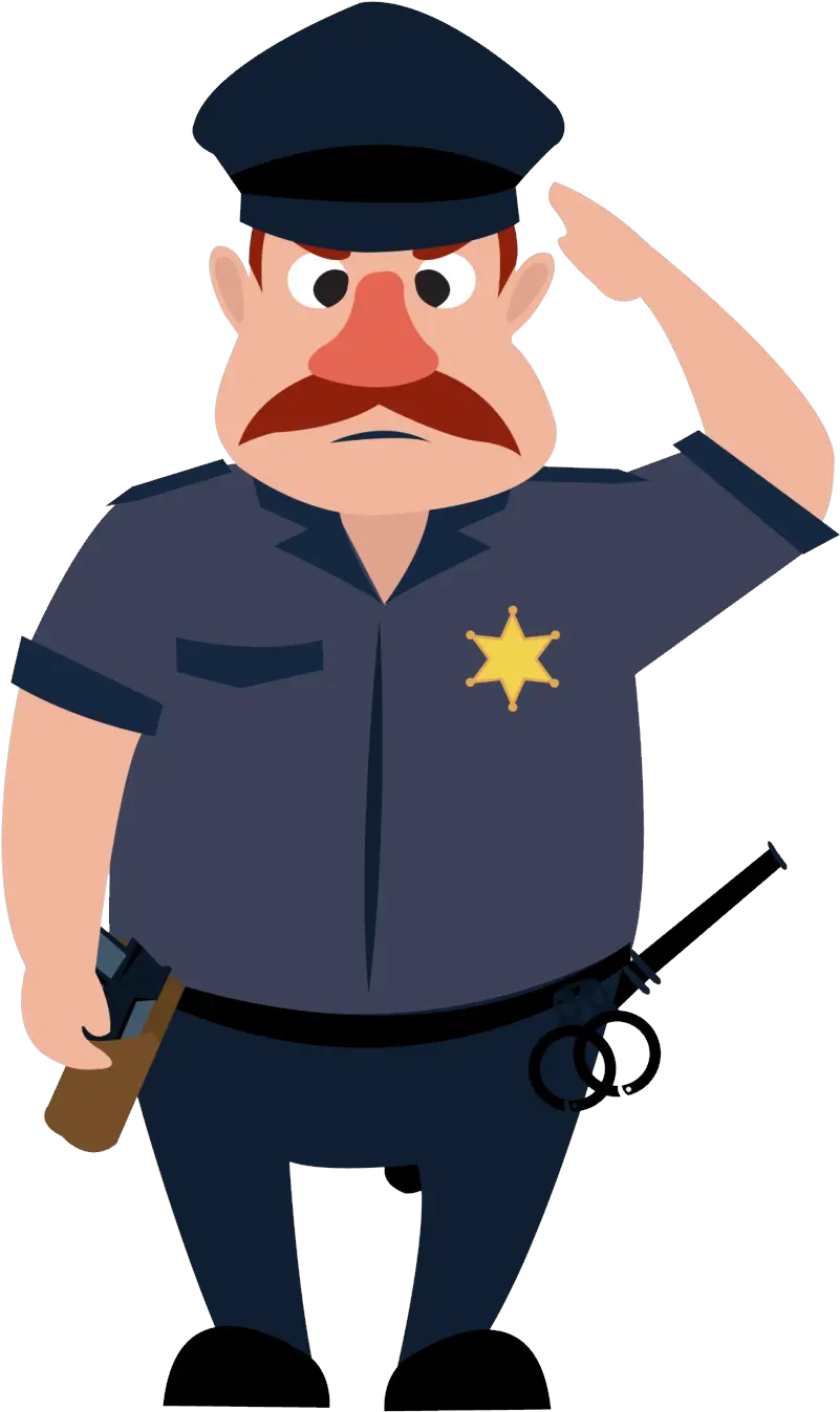 Policeman Png Images Free Download Police Officer Cartoon Png Cop Hat Png