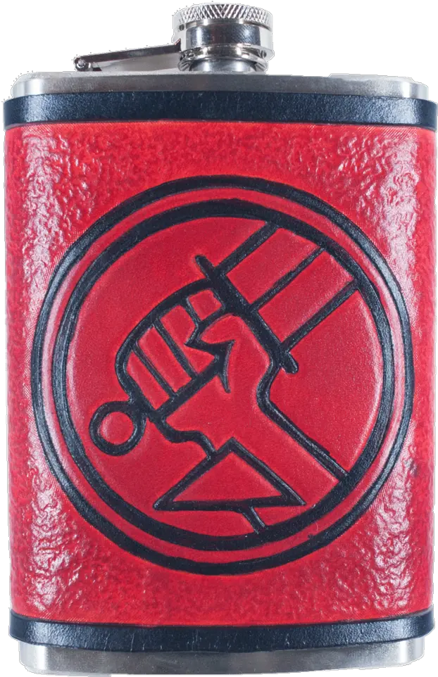 Hellboy Inspired Flask Set Logo Hellboy Png Hellboy Logo Png