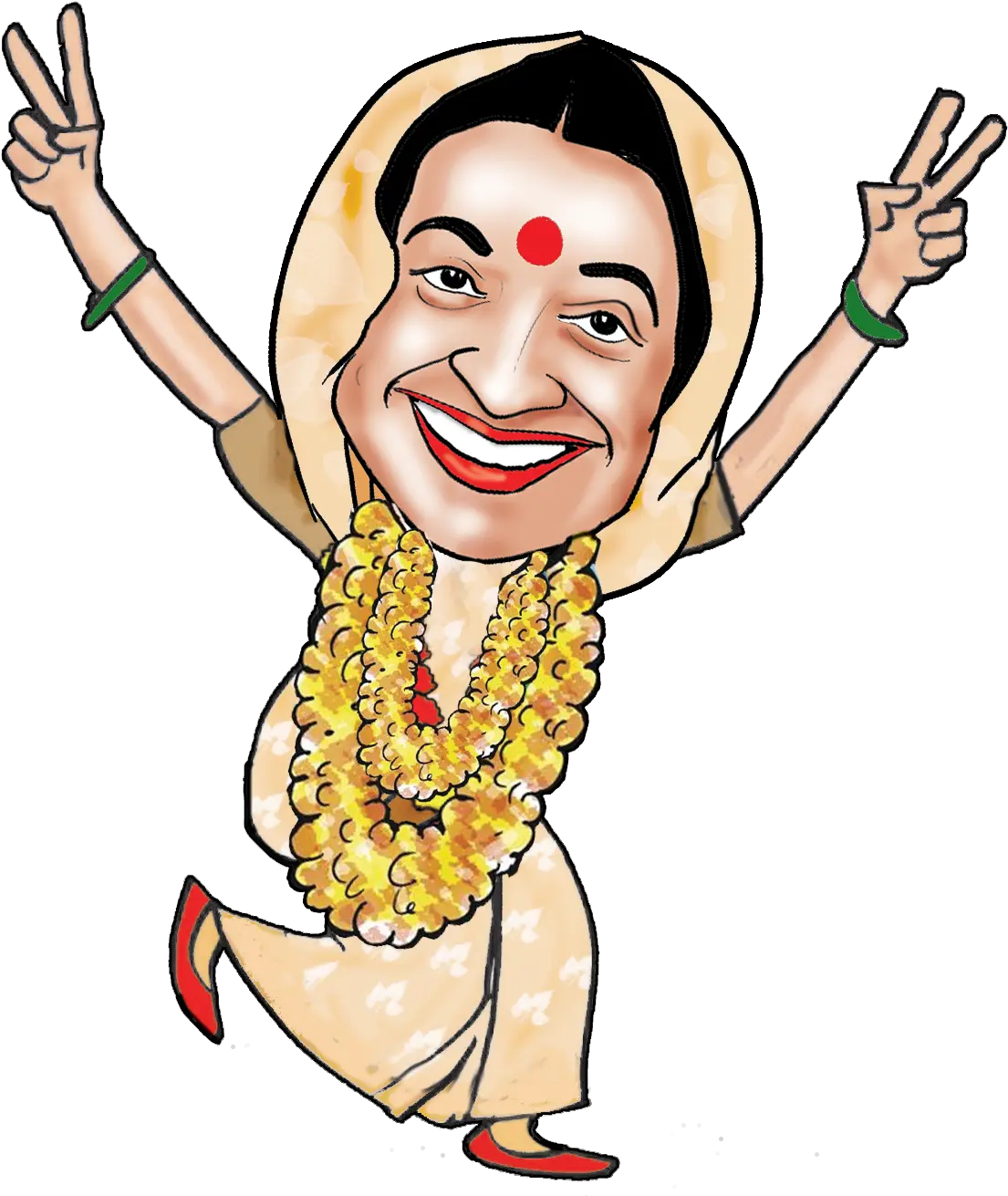 Download Laughter Narendra Facial Modi Smile Expression Sonia Gandhi Cartoon Png Laughing Transparent Background