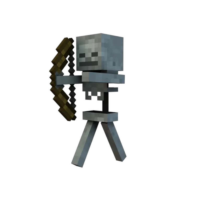 Minecraft Skeleton Render Png