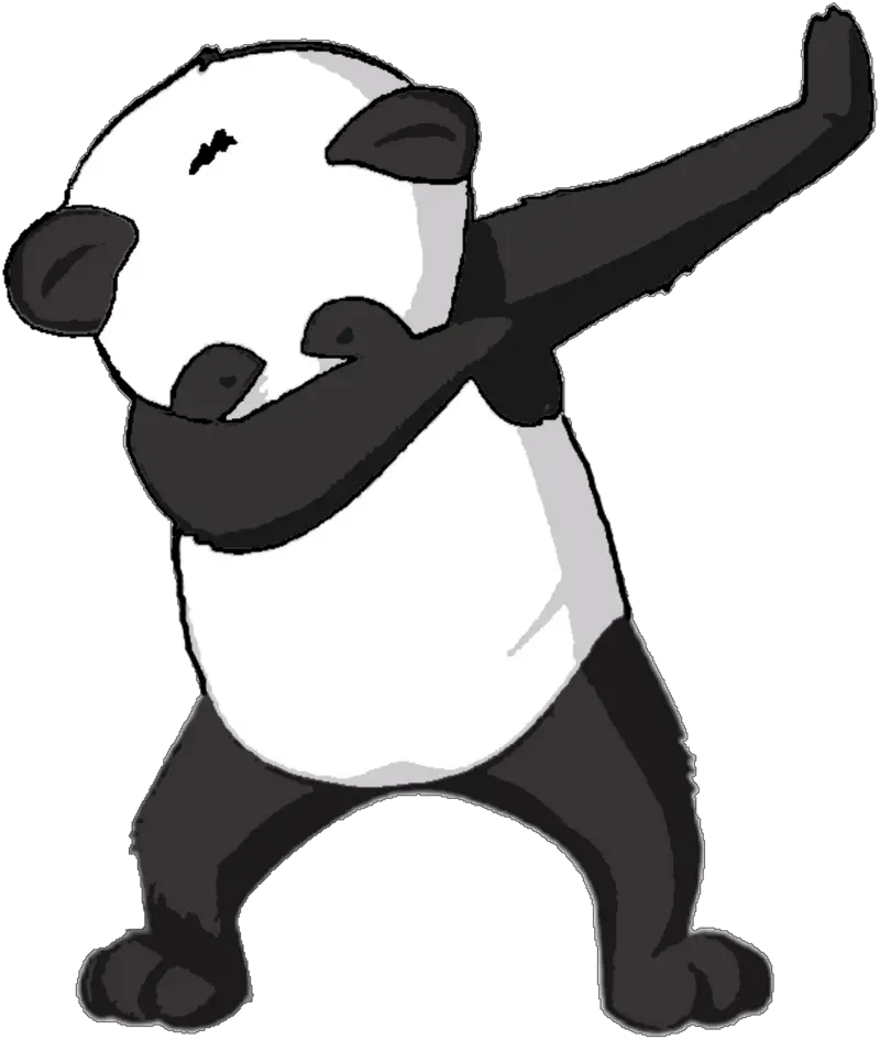 Dab Panda Haciendo El Dab Png Dab Transparent Background