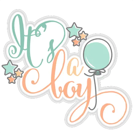 Its A Boy Png Picture Baby Boy Scrapbooking Title Its A Boy Png