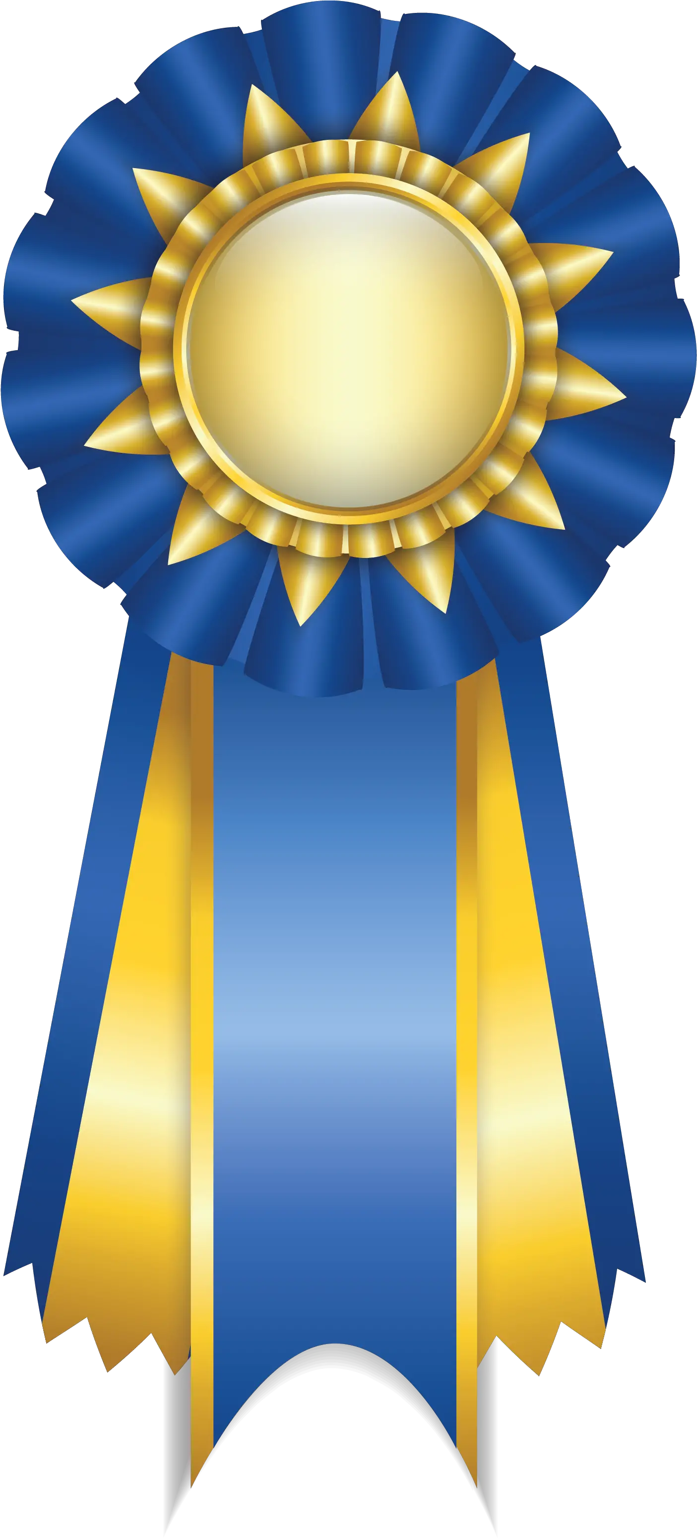 Pin By Sutprangpit Blue And Gold Ribbon Certificate Png
