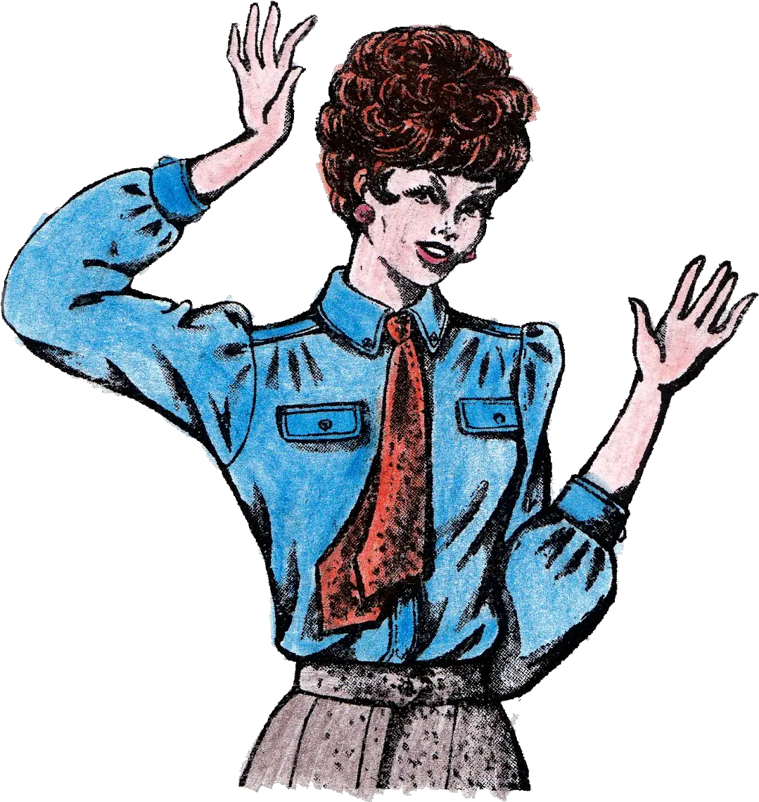 Pop Art Woman Drawing Transparent Comics Pop Art Woman Png Transparent Woman Hand Png png