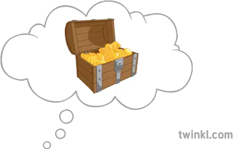 Dream Bubble With Treasure Chest Illustration Twinkl Trunk Png Treasure Chest Png