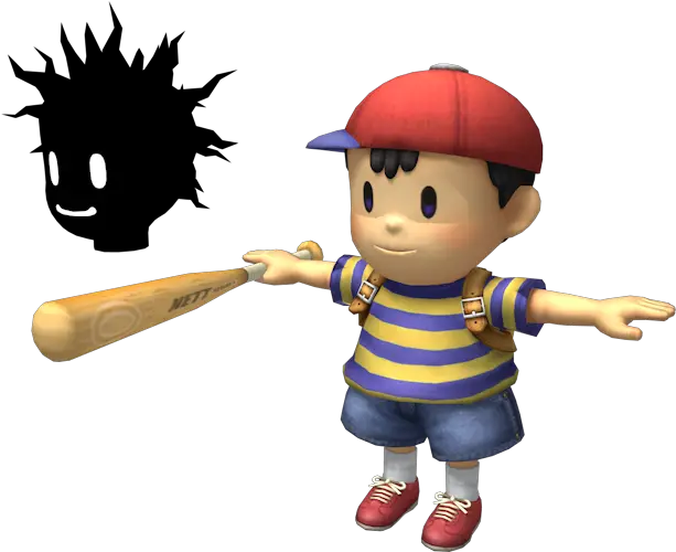 Wii Black Ness Super Smash Bros Png Ness Png