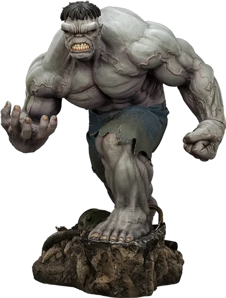 Pre Order Sideshow Marvel Gray Hulk Premium Format Figure Red Hulk Png Hulk Smash Png