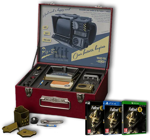 Game Fallout 76 Fallout 76 Deluxe Edition Png Pip Boy Png