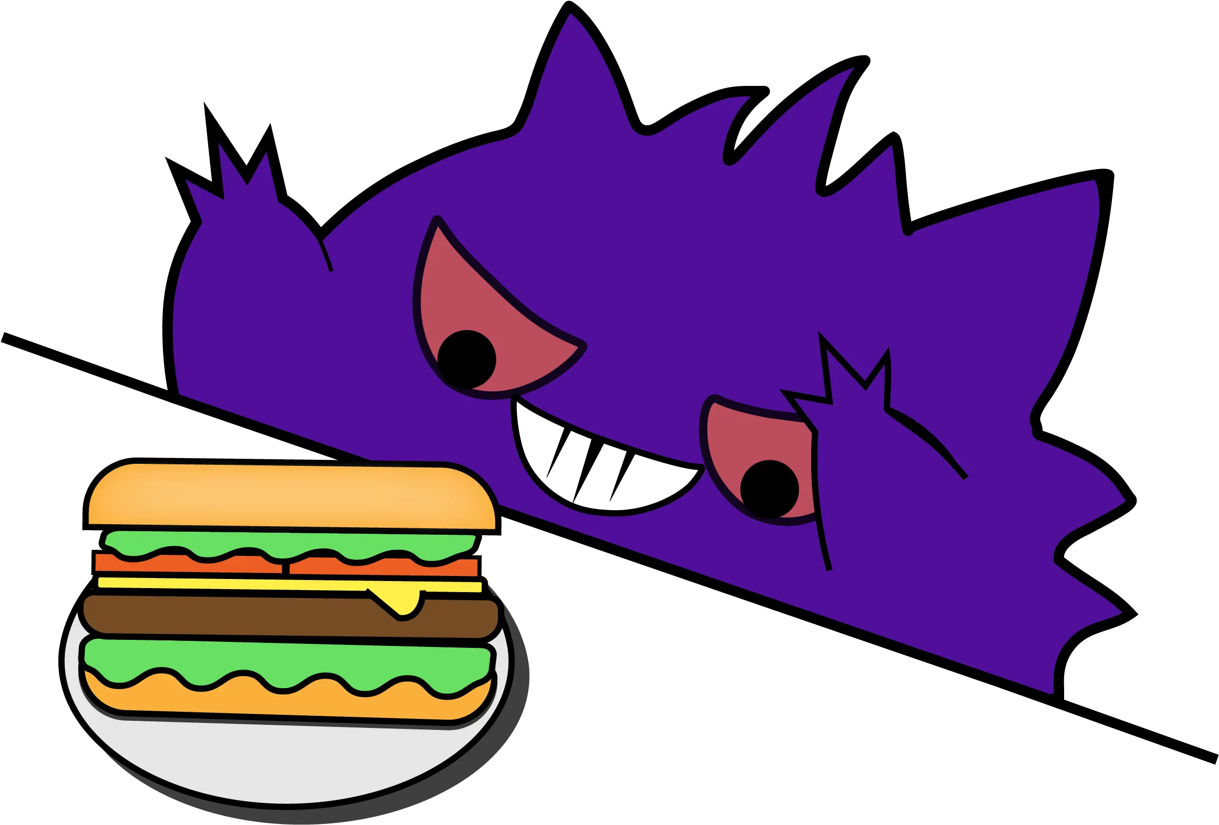 Gengar The Lil Chonk Pokemon Clip Art Png Gengar Png