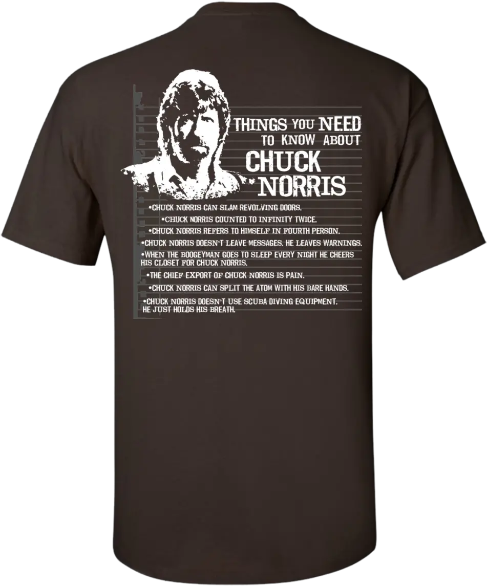 Chuck Norris 10 Things Alex Jones T Shirt Png Chuck Norris Png