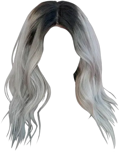 Grey Hair Long Transparent Png Image Grey Hair Transparent Background Hair Png Transparent
