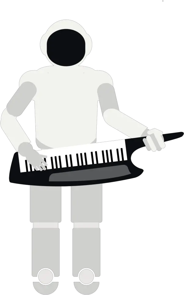 Free Robot Playing Music Keyboard 1206695 Png With Vector Teclado Musical Vaso Music Icon Keyboard png