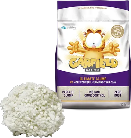 Garfield Cat Litter Standard Grains Flushable 10 Lbs Garfield Litter Png Litter Png