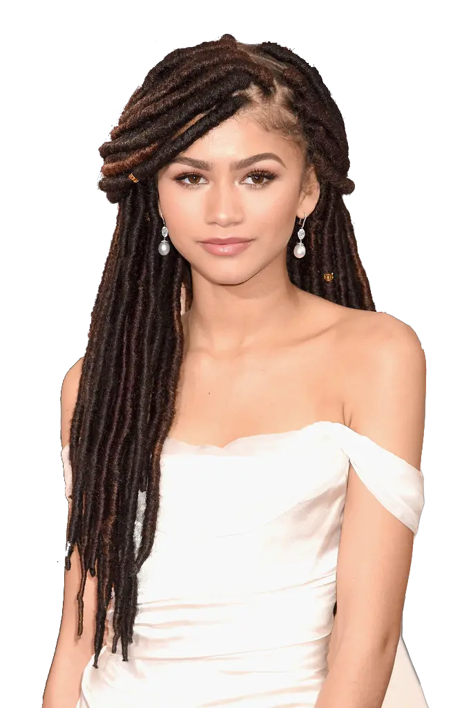 Download Hd Zendaya Art Zendaya Dreadlocks Png Dreadlocks Png