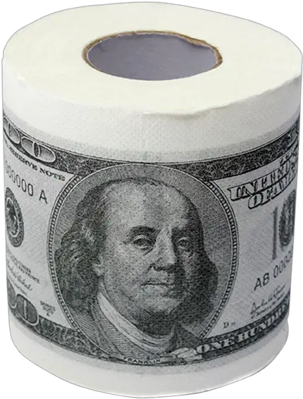 Download Dollar Bill Toilet Paper 100 Dollar Bill Png Toilet Paper Png