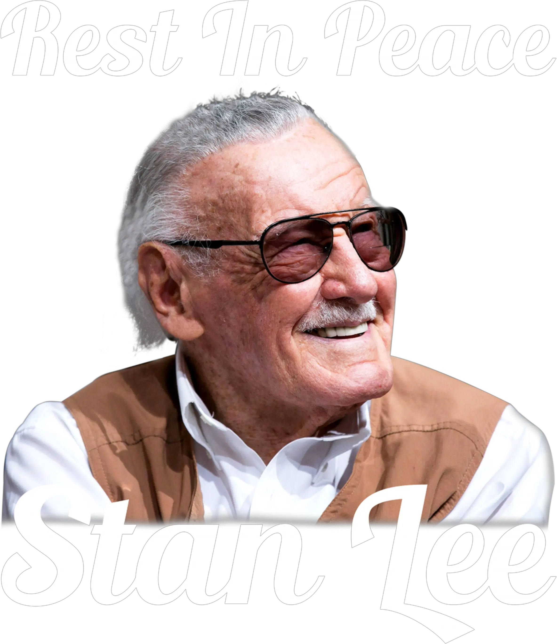 Stan Lee Png Image With No Background Stan Lee Black And White Stan Lee Png