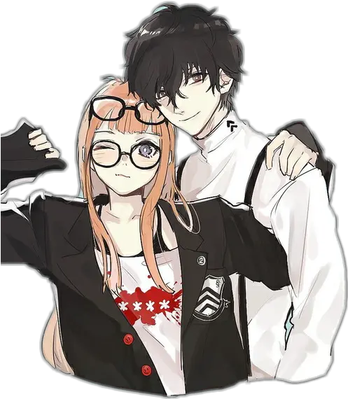 Anime Boy Png Tumblr Picture Persona 5 Joker Futaba Anime Glasses Png