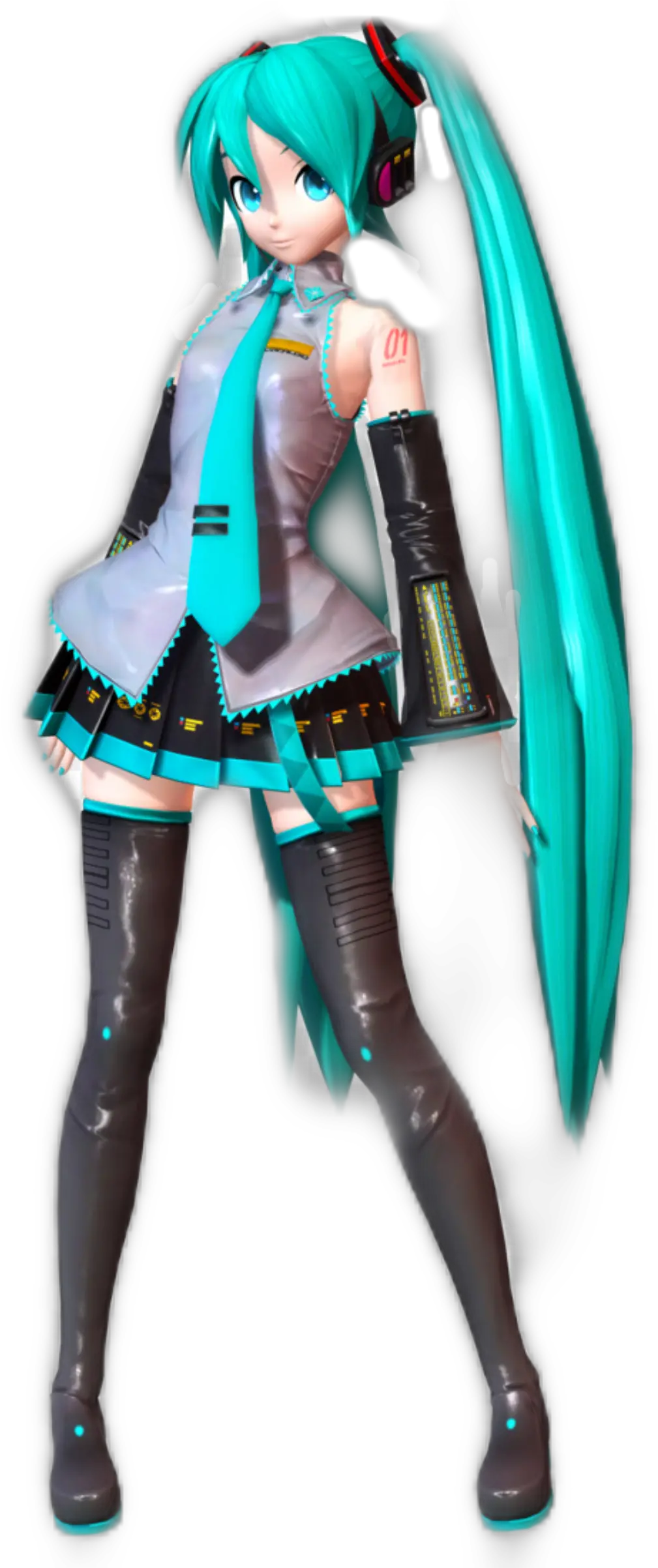 Hatsune Miku 3d Model 2 Hatsunemiku 3dmodel Freetoedi Miku Hatsune Project Diva Outfits Png Hatsune Miku Transparent Background