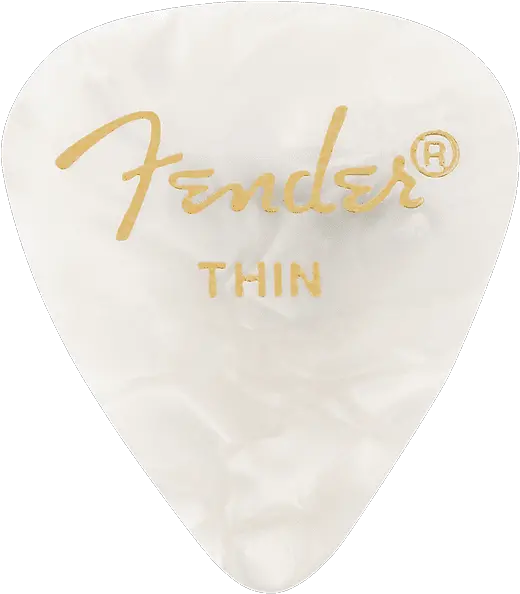 Fender 351 Premium Celluloid Guitar Picks 12 Pack White Ivory Png Guitar Pick Png