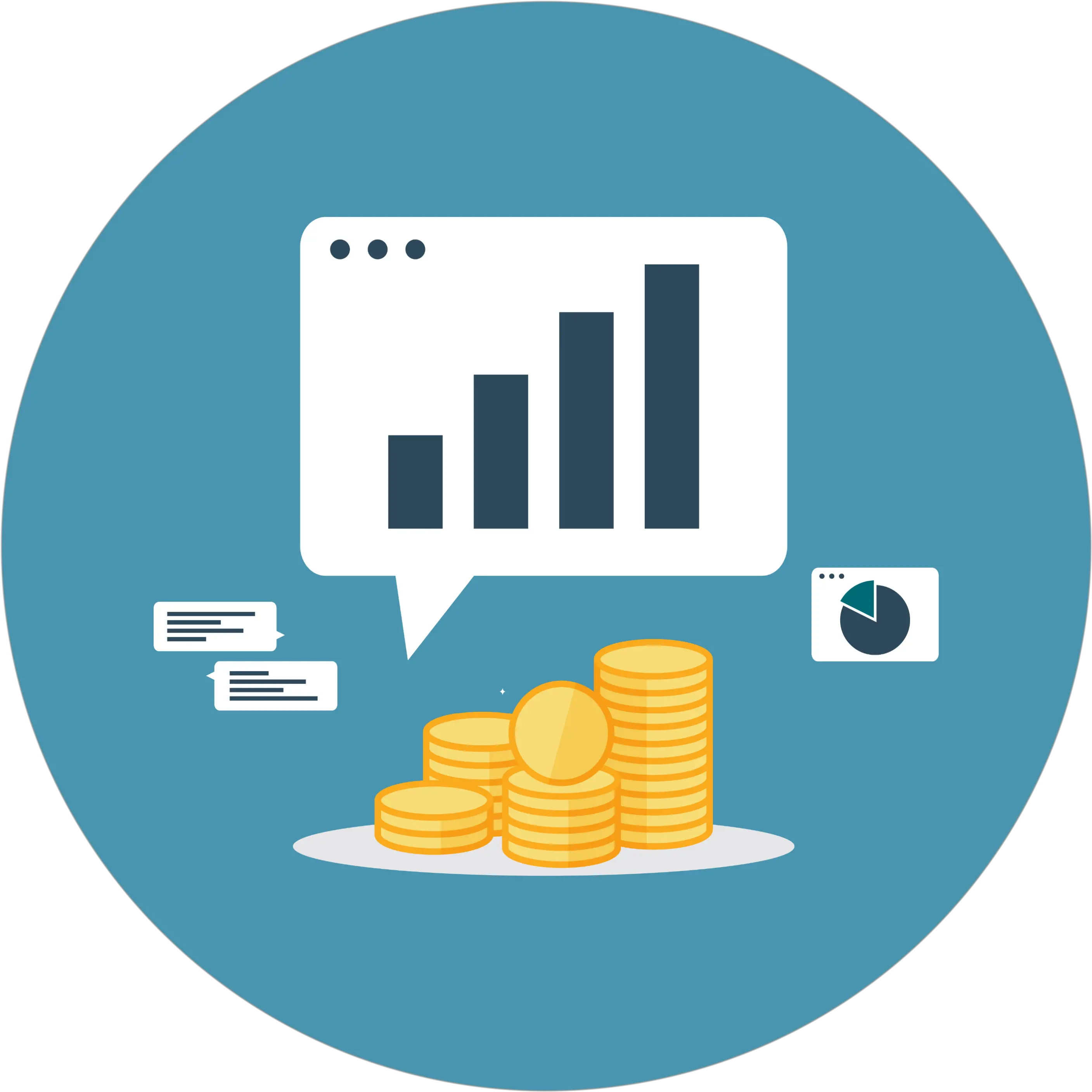 Sales U0026 Marketing Reporting Analytics For Building Product Cash Png Roi Icon