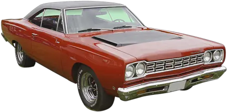 Red 1968 Plymouth Roadrunner Muscle Car Shower Curtain Classic Car Png Road Runner Png