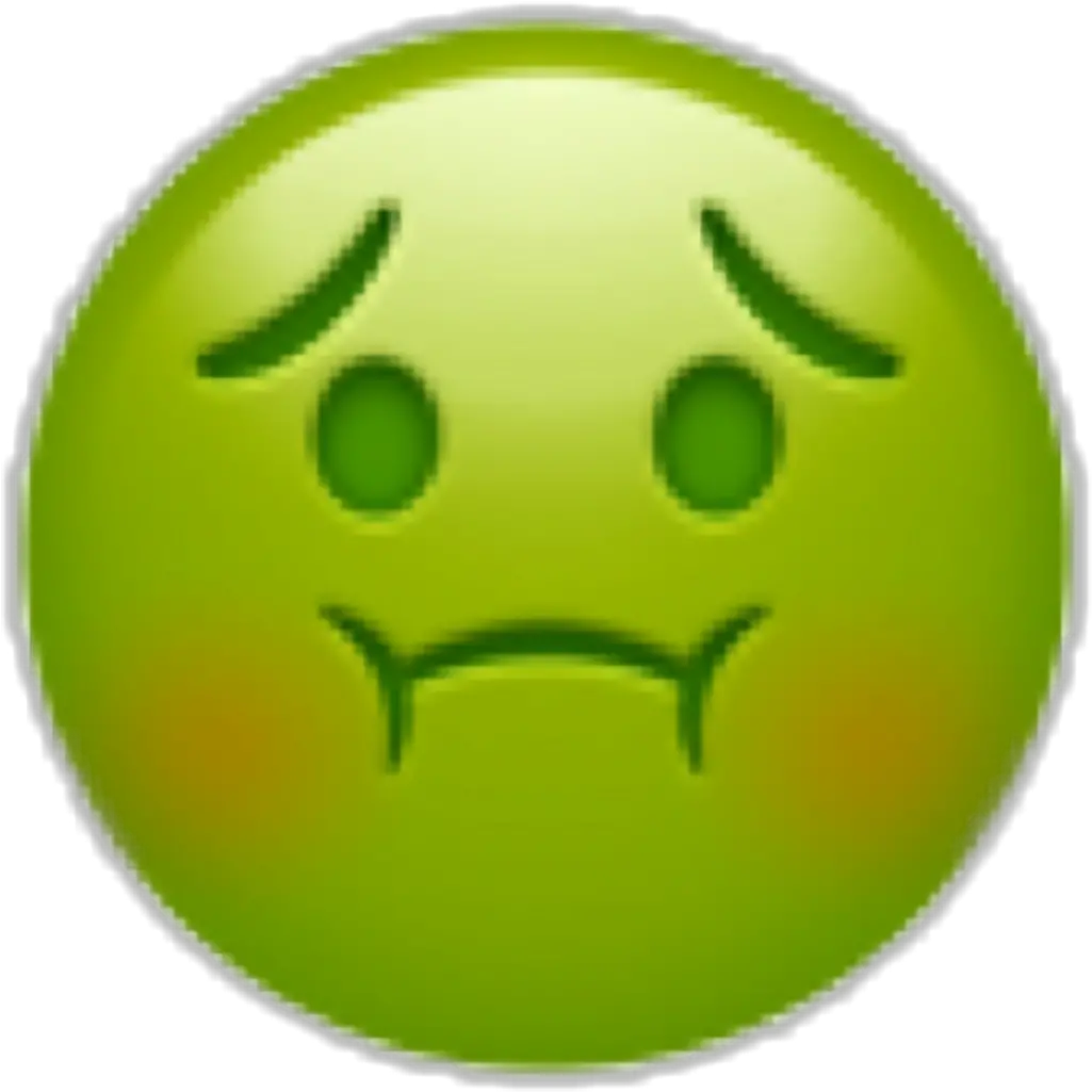 Emoji Sick Barf Green Ew Abouttothrowup Sick Emoji Png Sick Emoji Png