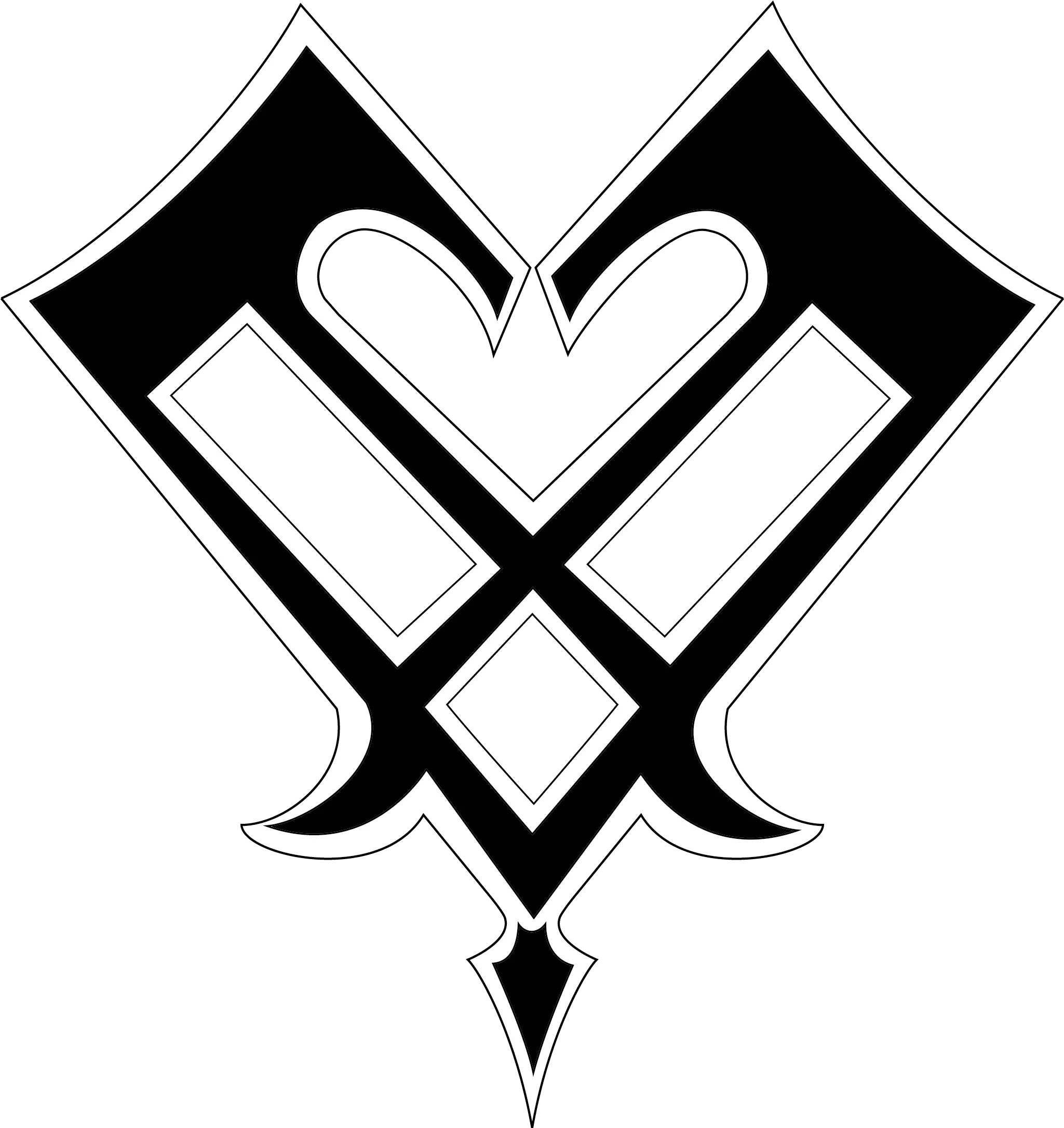 Kingdom Hearts Heart Symbol Png Image Kingdom Hearts Heart Icon Kingdom Hearts Logo Png png