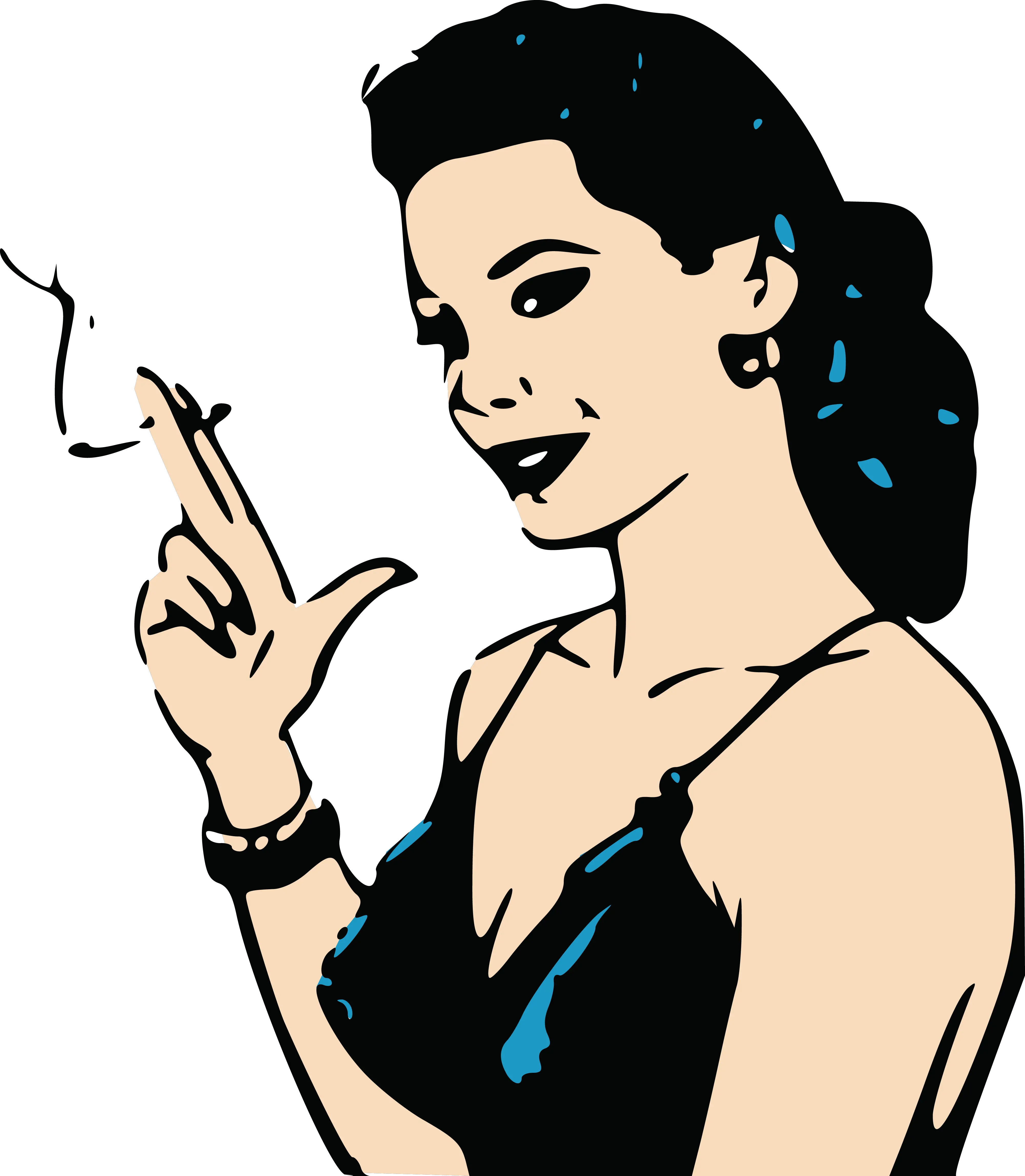 Smoking Clipart Png 5 Image Woman Smoking Png Smoke Clipart Transparent png