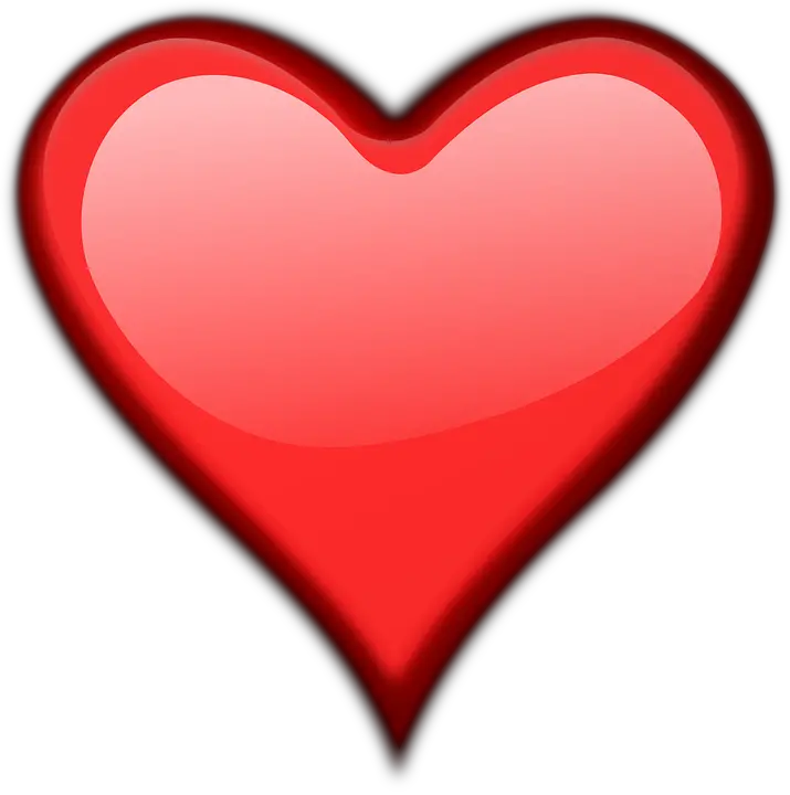 Glowing Heart Png