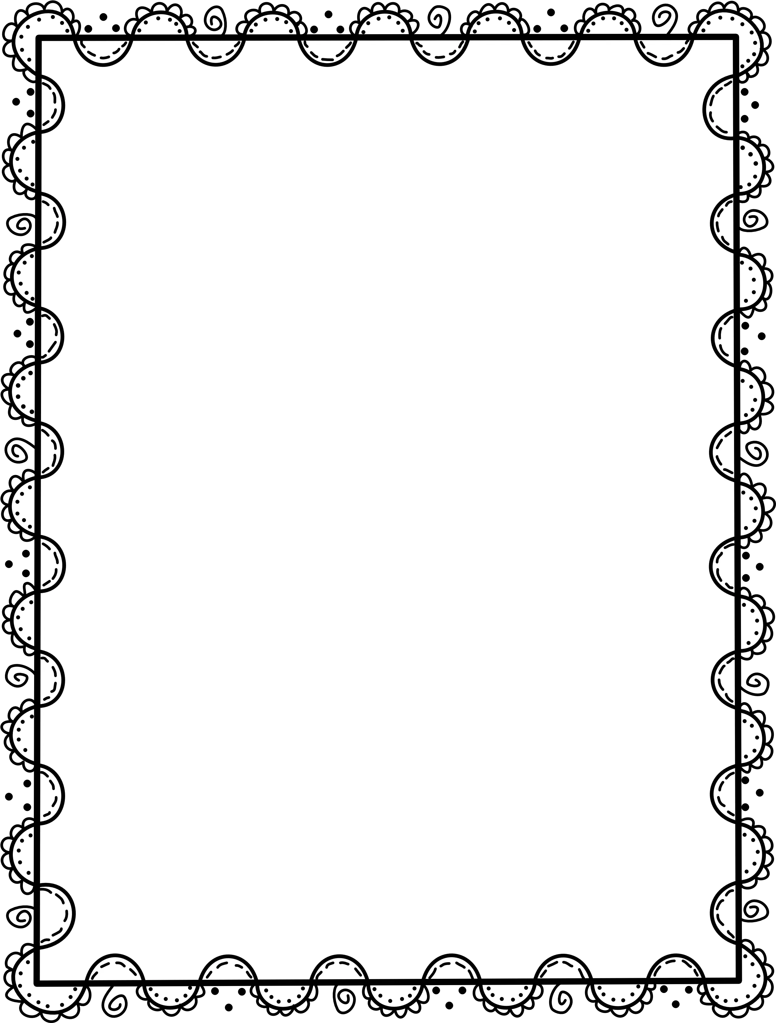Page Border Png Page Border Black And White Kids Border Page Border Images Black And White Black Border Png png