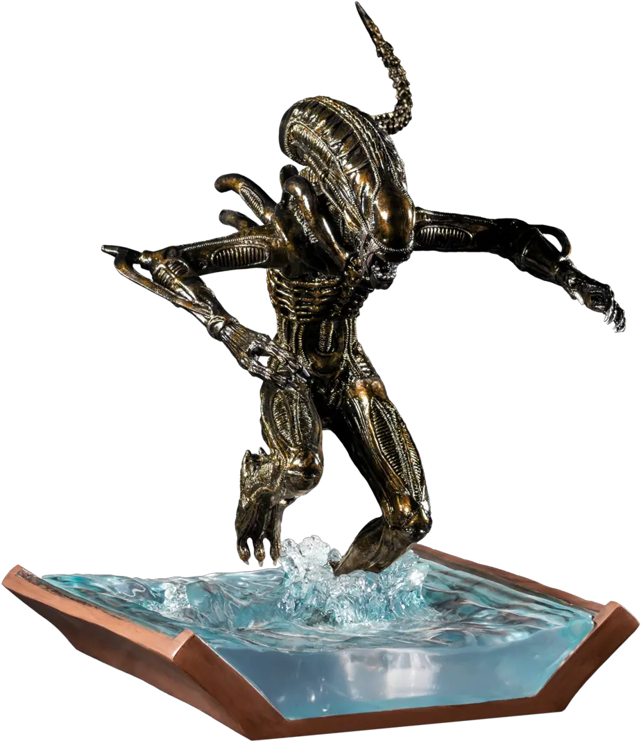 16 Scale Exclusive Brown Alien Statue Ikon Design Studio Png Xenomorph