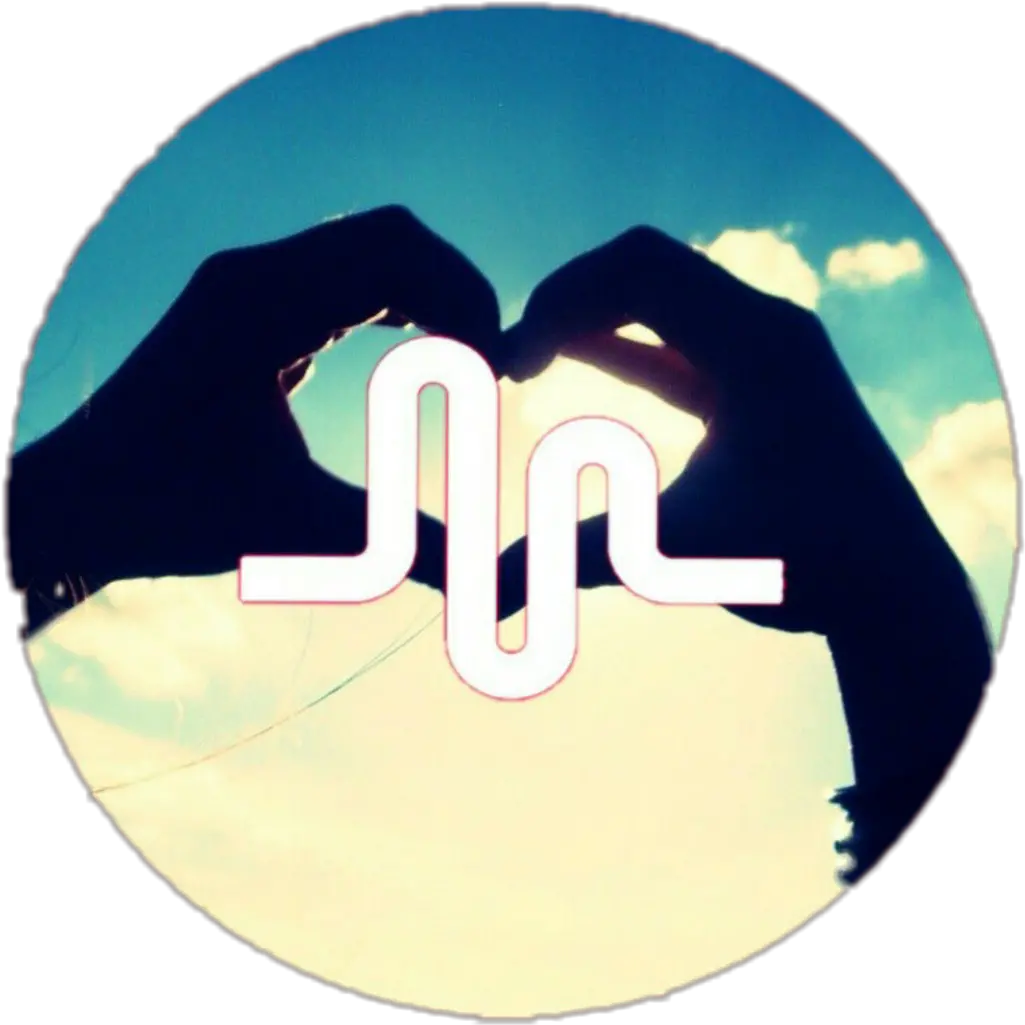 Download Hd Heart Musically Musical Musically Logos Png Musical Ly Png png