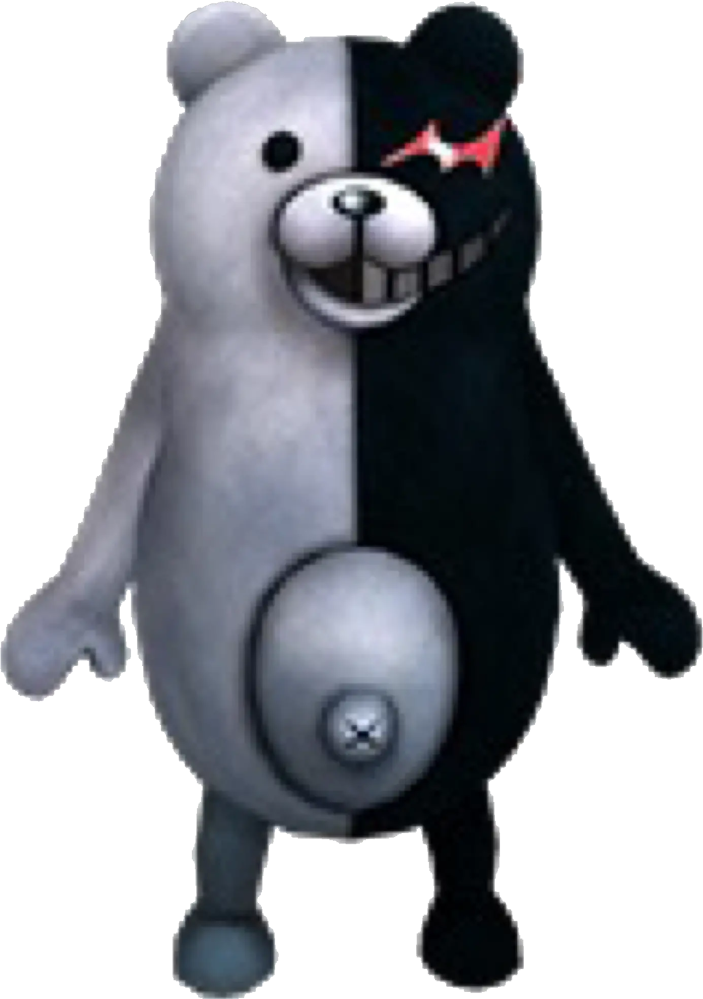 Danganronpa Monokuma Model Png Image Monokuma 3d Model Png Monokuma Png