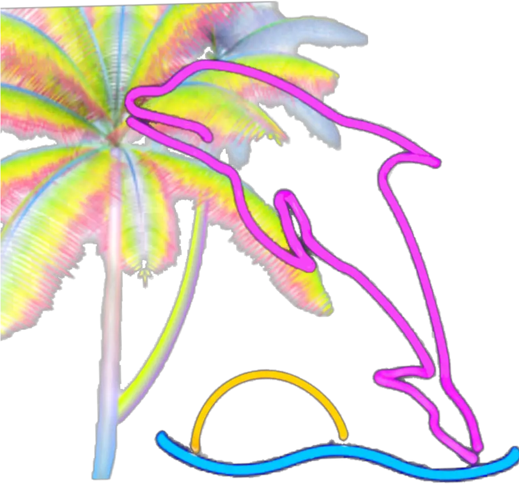 Vaporwave Palm Tree Png Aesthetic Vaporwave Palm Tree Vapor Wave Png