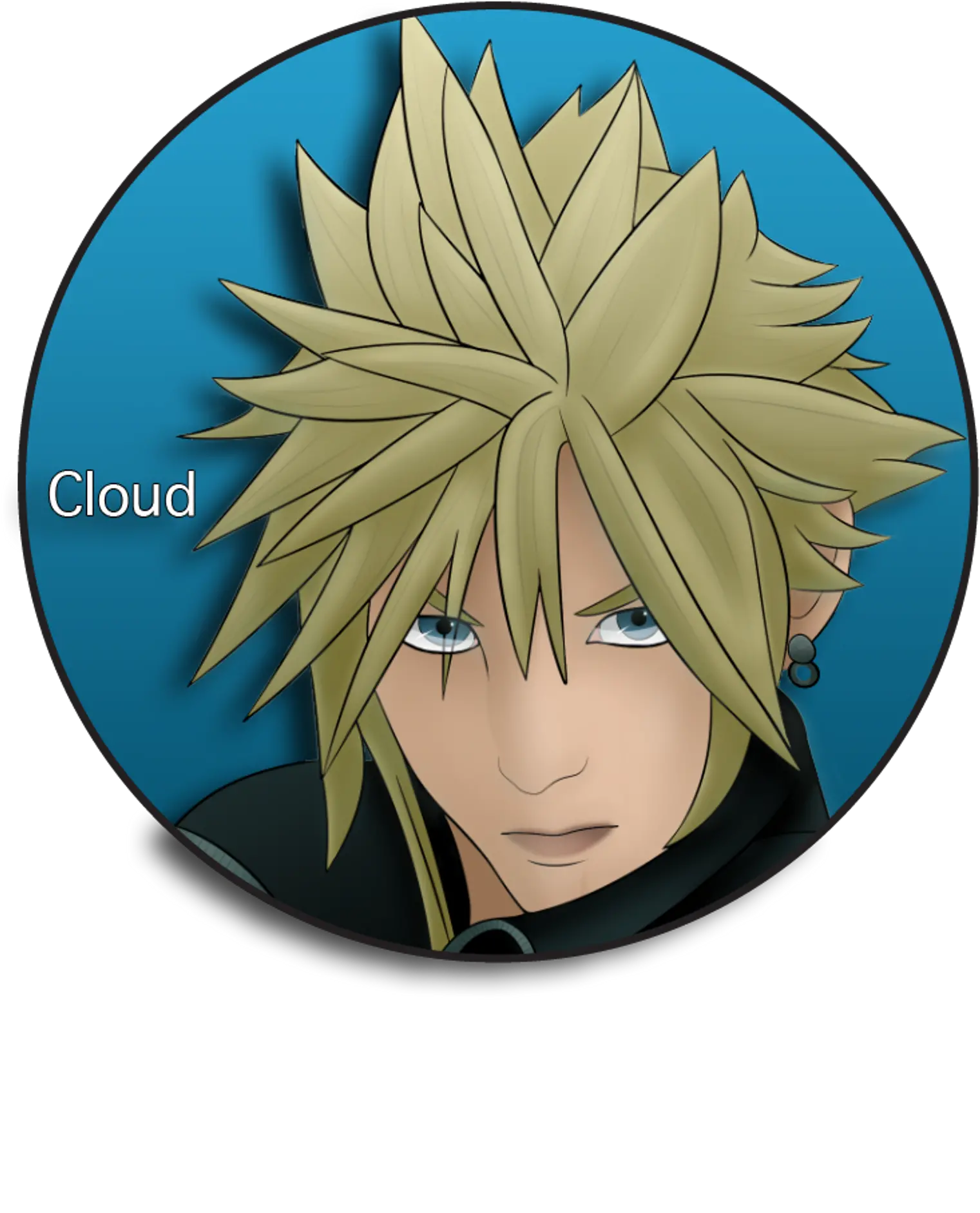 Cloud Strife Png Studying Drawing Cloud Cartoon Fictional Character Cloud Strife Transparent png