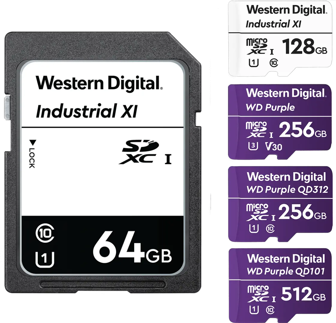 Surveillance Sd Microsd Cards Western Digital Sd Card Cctv Png Sd Card Png