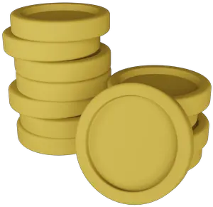 Coins Icon Download In Line Style Solid Png Gold Coins Icon